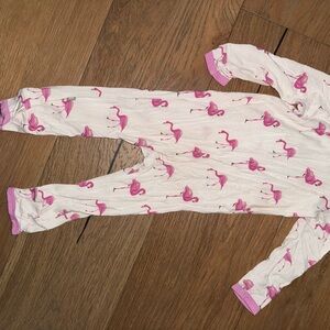 Kyte Flamingo Print Baby Onesie
